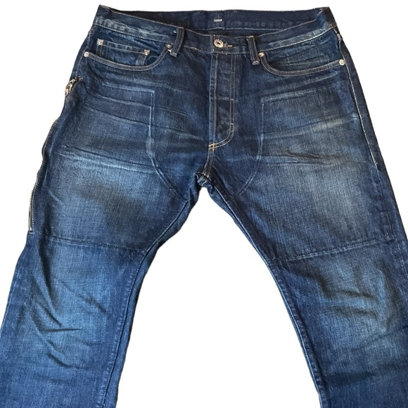 Mr. Completely Skinny Medium Wash Zipper Selvedge Denim Jeans Size 29 - Picture 3 of 15